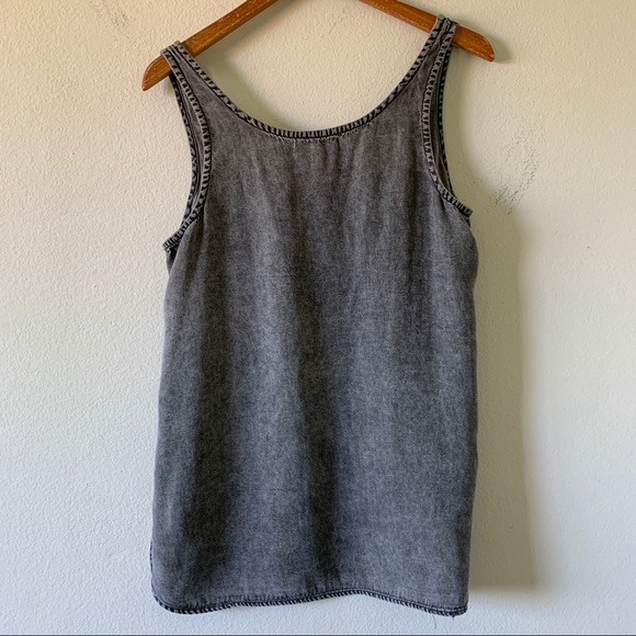 Life In Progress Black Jean High Low Tank Top - Picture 7 of 8